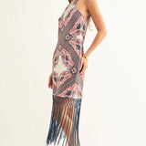 Adelyn Rae Morgan Fringe Dress