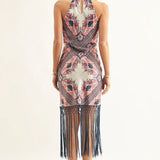 Adelyn Rae Morgan Fringe Dress