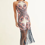 Adelyn Rae Morgan Fringe Dress