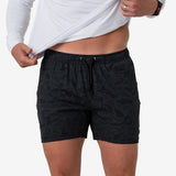 Burlebo Athletic Short - Black Camo - Black Liner