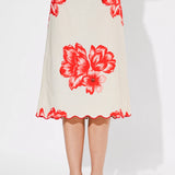 Adelyn Rae Ashley Scallop Printed Skirt