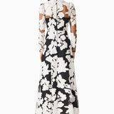 Elliatt Bloomnoir Long Sleeve Maxi Dress