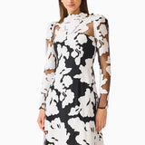 Elliatt Bloomnoir Long Sleeve Maxi Dress
