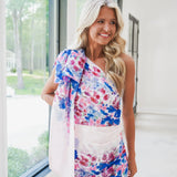 Elliatt Clementina One Shoulder Sash Mini Dress