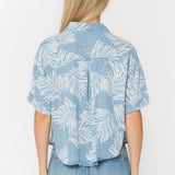 Velvet Heart Brandon Palm Leaf Shirt