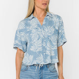 Velvet Heart Brandon Palm Leaf Shirt
