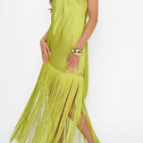 Show Me Your Mumu Jasmine Fringe Maxi Dress