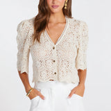 Bishop + Young Crochet Summer Cardigan