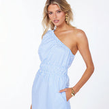 Bishop + Young Bellano One Shoulder Dress