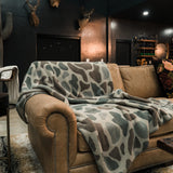 Burlebo Classic Deer Camo Sherpa Blanket