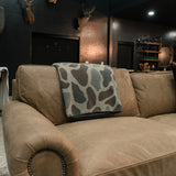 Burlebo Classic Deer Camo Sherpa Blanket