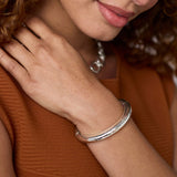 Catalina Hinge Bangle Silver