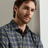 Peter Millar Dean Performance Flannel Sport Shirt