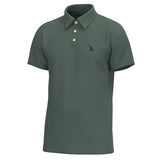 Local Boy Driftwood Striped Polo