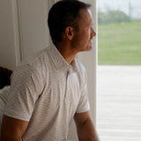 Genteal Shoreline Catch Printed Performance Polo