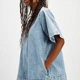 Free People  Harlow Mini Ocean Blue