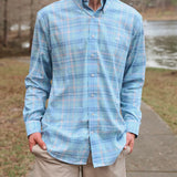 Southern Marsh Youth Southern Marsh Barnstable Lines Performance Dress Shirt