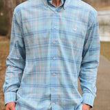 Southern Marsh Youth Southern Marsh Barnstable Lines Performance Dress Shirt