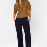 Velvet Hearts Elvie Suede Top