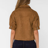 Velvet Hearts Elvie Suede Top
