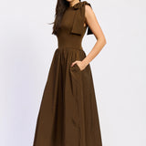 En Saison Jane Mixed Media Midi Dress