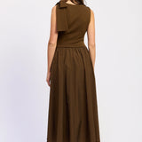 En Saison Jane Mixed Media Midi Dress
