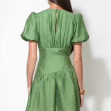 Adelyn Rae Maren Asymmetric Waistband Mini Dress