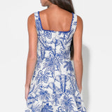 Adelyn Rae Ximena Square Neck Jacquard Mini Dress
