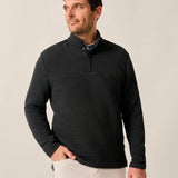 Johnnie-O Benjy Heathered Henley Pullover