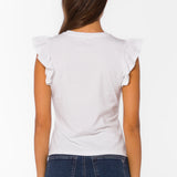 Velvet Heart Fabiola Optic White Tee