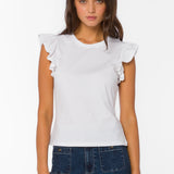 Velvet Heart Fabiola Optic White Tee