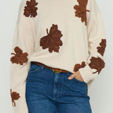 Mumu Go To Sweater Fall Leaves