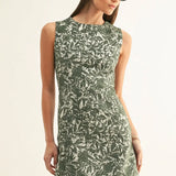Adelyn Rae Daniel Faux Feather Hem Mini Dress