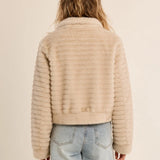 Molly Bracken Faux Fur Zip-Up Jacket