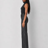 Dear John Fiona Leather Wide Leg Pants