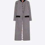 Vilagallo Gingham Wool Coat