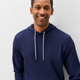 Johnnie-O Hoppin Ribbed Knit Performance Hoodie