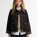 Barbour Icons Tartan Collar Spey Waxed Jacket