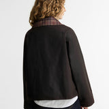 Barbour Icons Tartan Collar Spey Waxed Jacket