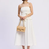 En Saison Samantha Mixed Midi Dress