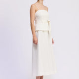 En Saison Samantha Mixed Midi Dress