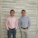 Fins and Feathers Plum Button Down