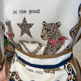 Vilagallo Pineapple Shirt Dress