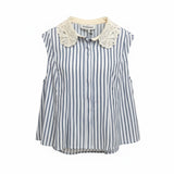En Saison Pleated Front Sleeve Top