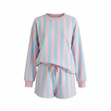 Maude Club Striped French Shorts