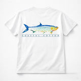 Coastal Cotton White Tarpon Tee