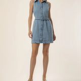 KUT From The Kloth Eileen Halter Denim Dress