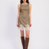 En Saison Carnegie Lace Mini Dress