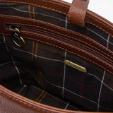 Barbour Cedar Leather Bucket Bag