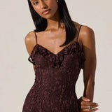 ASTR the Label Leonie Floral Lace Maxi Dress